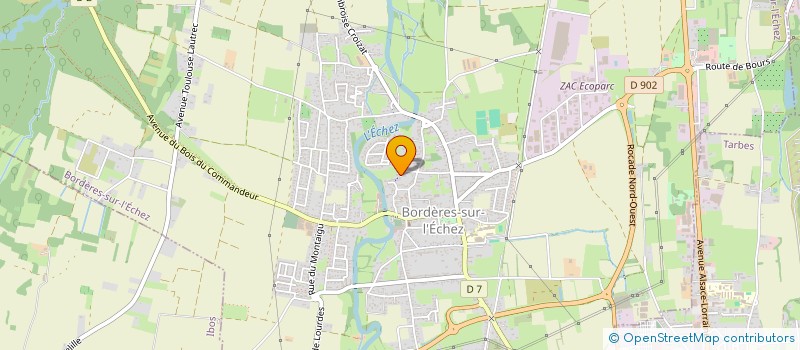 localisation de l'entreprise MADAME ISABELLE MONIER  BORDERES-SUR-L'ECHEZ