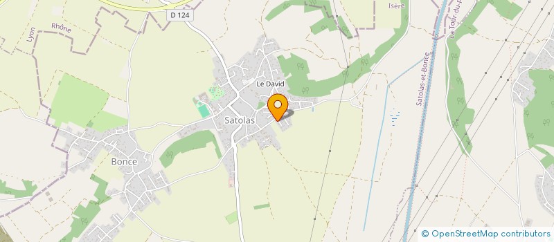 localisation de l'entreprise MADAME ISABELLE MONIN  SATOLAS-ET-BONCE