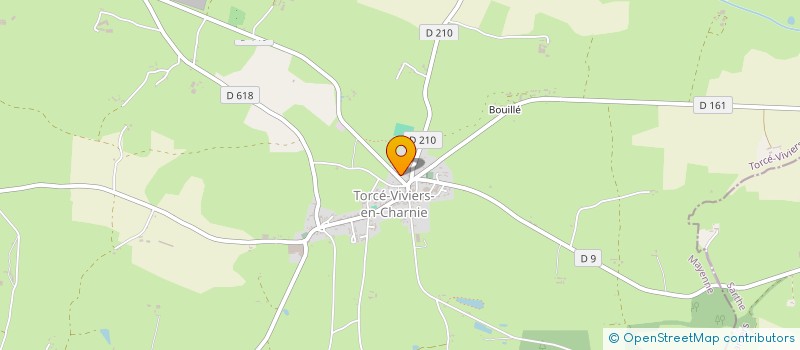 localisation de l'entreprise MADAME ISABELLE MONNIER à TORCE-VIVIERS-EN-CHARNIE