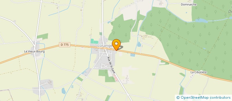 localisation de l'entreprise MADAME ISABELLE MONNIER  LUSANGER