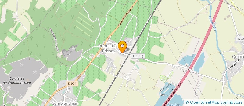 localisation de l'entreprise MADAME ISABELLE MONNOT à NUITS-SAINT-GEORGES