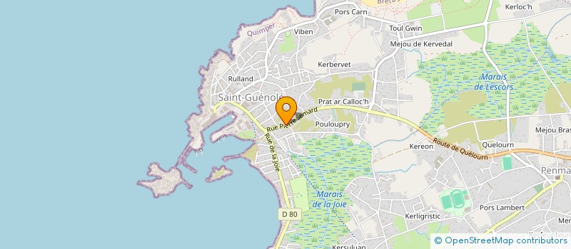 localisation de l'entreprise MADAME ISABELLE MONOT à PENMARCH