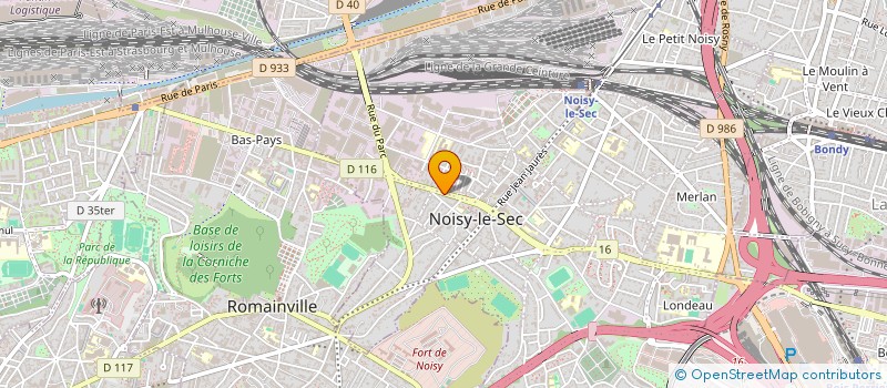 localisation de l'entreprise MADAME ISABELLE MONTANE à NOISY-LE-SEC