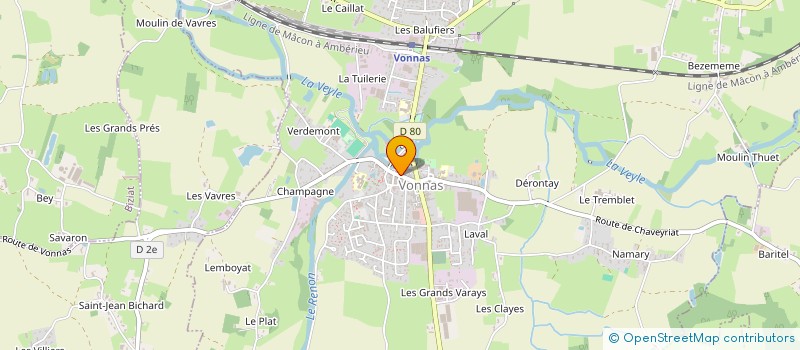 localisation de l'entreprise MADAME ISABELLE MONTBARBON à VONNAS