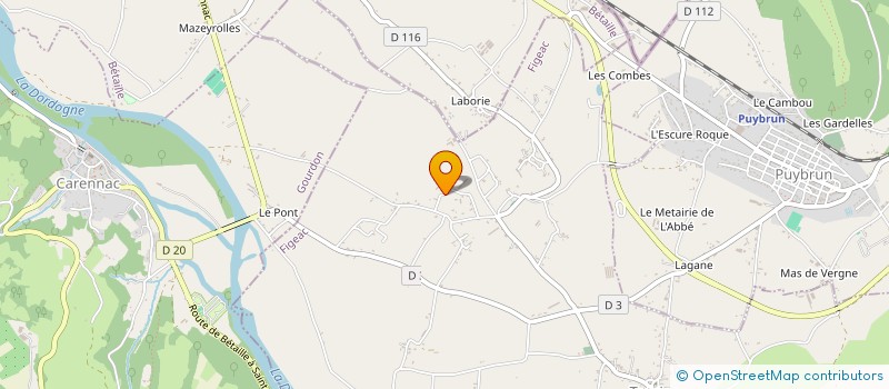 localisation de l'entreprise MADAME ISABELLE MONTEIL  TAURIAC