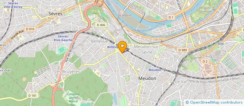 localisation de l'entreprise MADAME ISABELLE MORALES à MEUDON