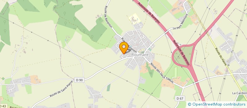 localisation de l'entreprise MADAME ISABELLE MORAND  ROUMARE