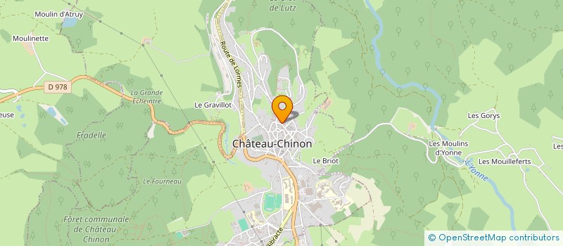 localisation de l'entreprise MADAME ISABELLE MORAND  CHATEAU-CHINON (VILLE)