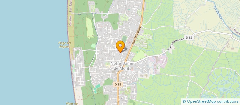 localisation de l'entreprise MADAME ISABELLE MOREAU  NOTRE-DAME-DE-MONTS