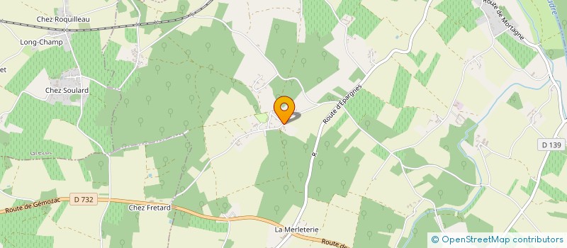 localisation de l'entreprise MADAME ISABELLE MOREAU  SAINT-ANDRE-DE-LIDON