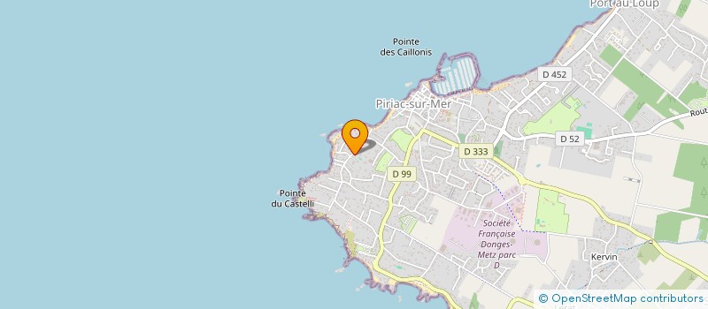 localisation de l'entreprise MADAME ISABELLE MOREAU  PIRIAC-SUR-MER