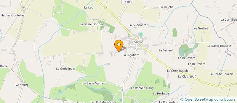 localisation de l'entreprise MADAME ISABELLE MOREL  MELLE