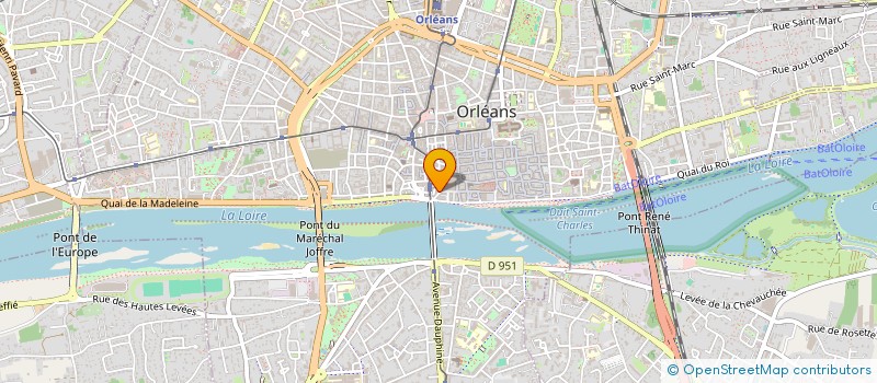 localisation de l'entreprise MADAME ISABELLE MOREL  ORLEANS