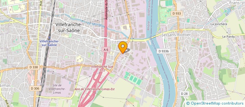 localisation de l'entreprise MADAME ISABELLE MOREL  VILLEFRANCHE-SUR-SAONE