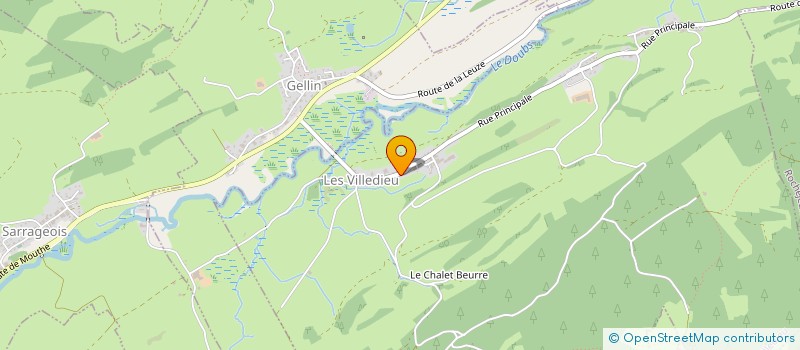 localisation de l'entreprise MADAME ISABELLE MOREL  GELLIN