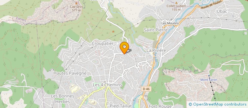 localisation de l'entreprise MADAME ISABELLE MORETTO  TOULON