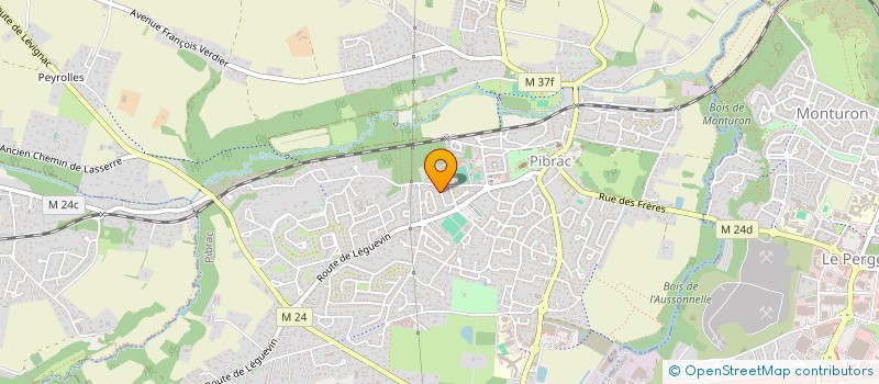 localisation de l'entreprise MADAME ISABELLE MORGAT  PIBRAC