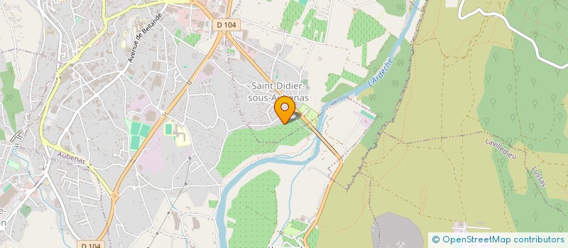 localisation de l'entreprise MADAME ISABELLE MORICE  SAINT-DIDIER-SOUS-AUBENAS