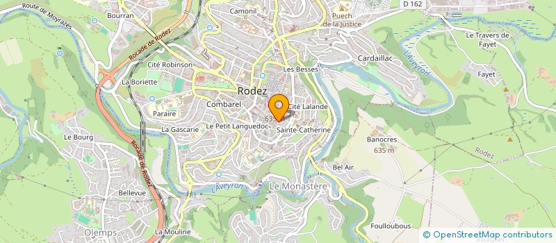 localisation de l'entreprise MADAME ISABELLE MORICE à RODEZ
