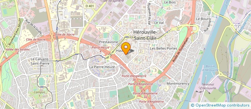 localisation de l'entreprise MADAME ISABELLE MORIN à HEROUVILLE-SAINT-CLAIR