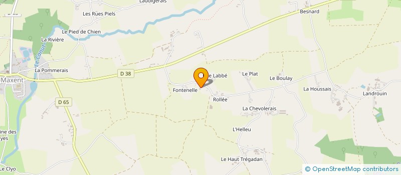 localisation de l'entreprise MADAME ISABELLE MORIN  MAXENT