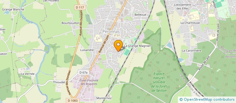 localisation de l'entreprise MADAME ISABELLE MORIN à PERONNAS