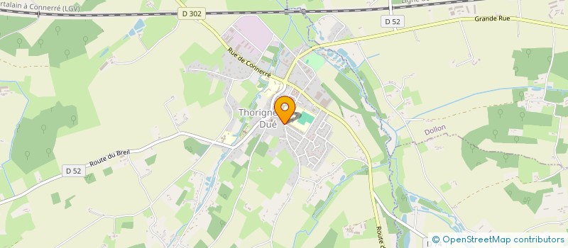 localisation de l'entreprise MADAME ISABELLE MORIN à THORIGNE-SUR-DUE