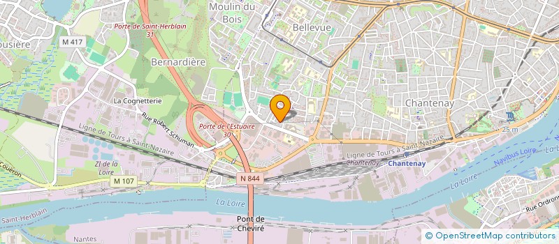localisation de l'entreprise MADAME ISABELLE MORIN  NANTES