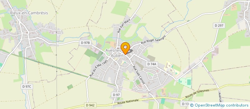 localisation de l'entreprise MADAME ISABELLE MORLIGHEM à AVESNES-LES-AUBERT