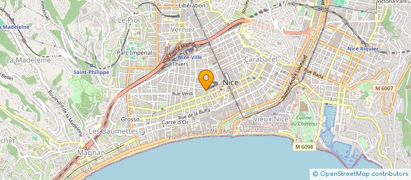 localisation de l'entreprise MADAME ISABELLE MOSCHETTI à NICE