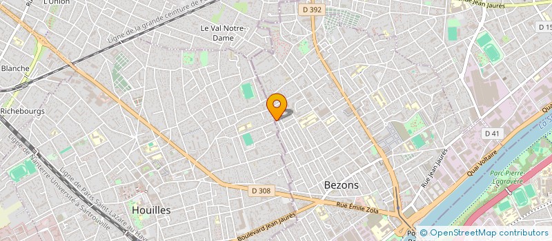 localisation de l'entreprise MADAME ISABELLE MOTA  HOUILLES