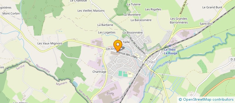 localisation de l'entreprise MADAME ISABELLE MOTTIER à VAL-AU-PERCHE