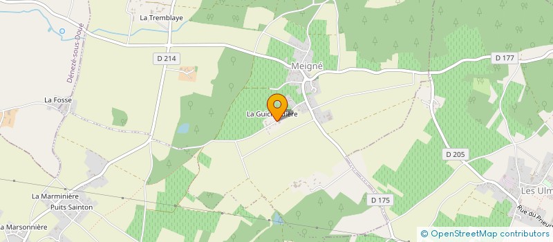 localisation de l'entreprise MADAME ISABELLE MOUCHET  DOUE-EN-ANJOU