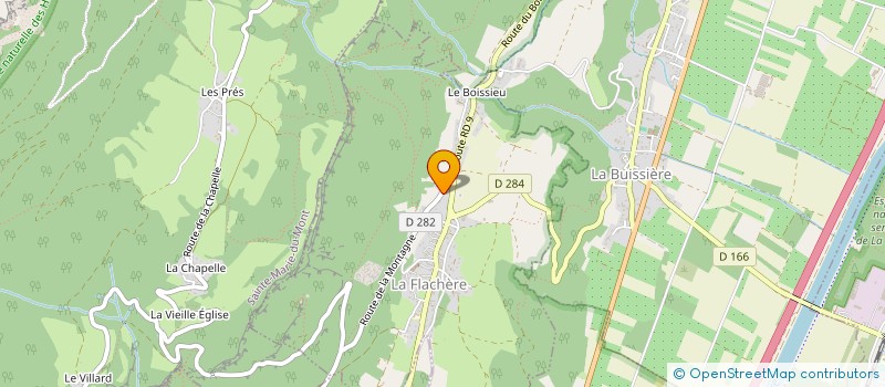 localisation de l'entreprise MADAME ISABELLE MOULIN  LA FLACHERE