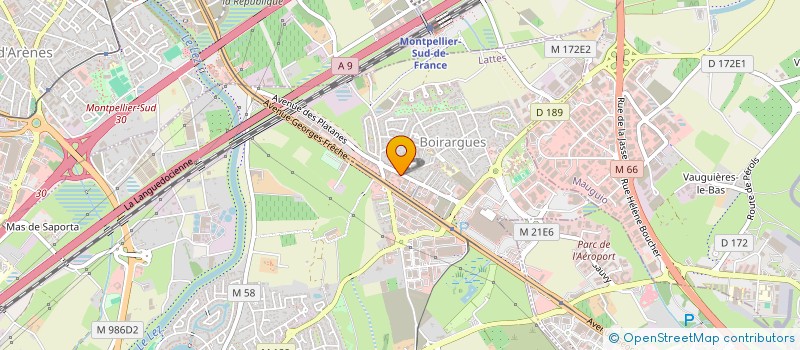 localisation de l'entreprise MADAME ISABELLE MOURET  LATTES