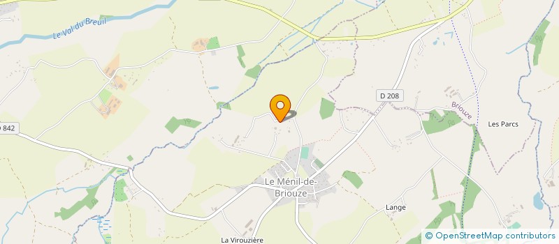 localisation de l'entreprise MADAME ISABELLE MOURIERE à LE MENIL-DE-BRIOUZE