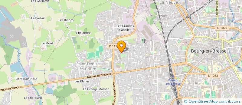 localisation de l'entreprise MADAME ISABELLE MOURO à SAINT-DENIS-LES-BOURG