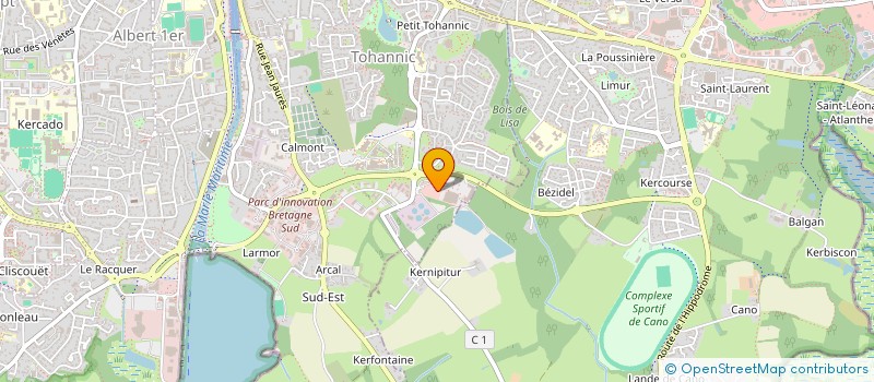 localisation de l'entreprise MADAME ISABELLE MOUSSART  VANNES