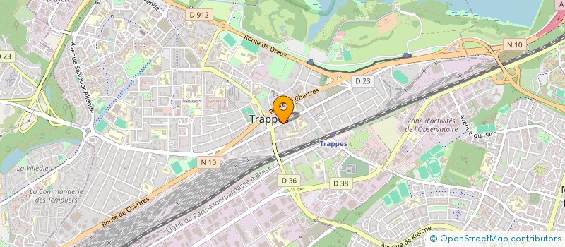 localisation de l'entreprise MADAME ISABELLE MOUSSET  TRAPPES