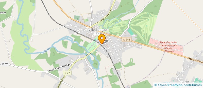 localisation de l'entreprise MADAME ISABELLE MOUTARD à VILLEDIEU-SUR-INDRE