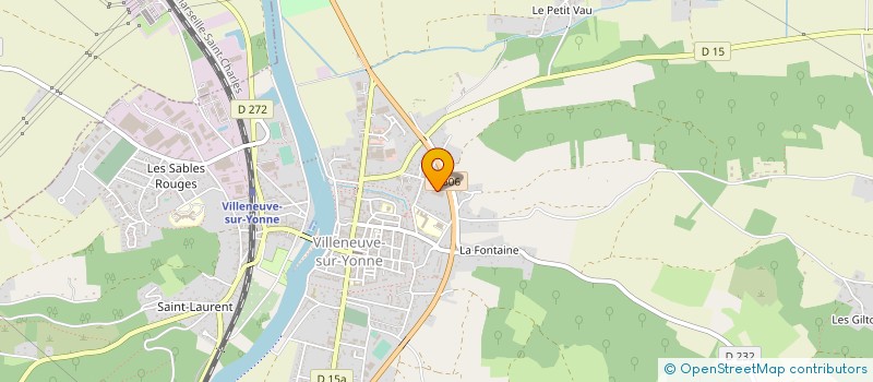 localisation de l'entreprise MADAME ISABELLE MOUTON à VILLENEUVE-SUR-YONNE