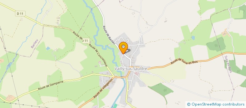 localisation de l'entreprise MADAME ISABELLE MOUTON à VAILLY-SUR-SAULDRE