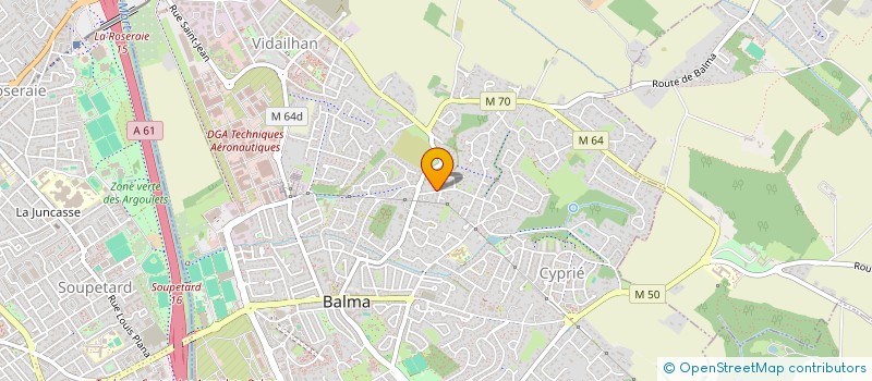 localisation de l'entreprise MADAME ISABELLE MOUTY  BALMA