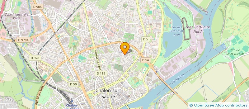 localisation de l'entreprise MADAME ISABELLE MOUY à CHALON-SUR-SAONE