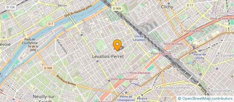 localisation de l'entreprise MADAME ISABELLE MOYA à LEVALLOIS-PERRET