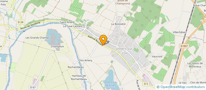 localisation de l'entreprise MADAME ISABELLE MOYER  VILLIERS-SUR-LOIR