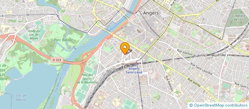 localisation de l'entreprise MADAME ISABELLE MUNOZ à ANGERS