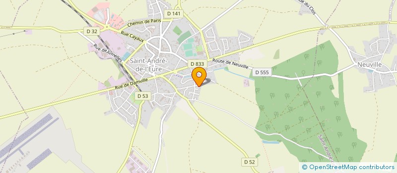 localisation de l'entreprise MADAME ISABELLE MURINO  SAINT-ANDRE-DE-L'EURE