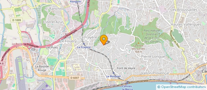 localisation de l'entreprise MADAME ISABELLE MUSCATELLI à CANNES