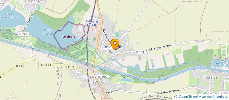 localisation de l'entreprise MADAME ISABELLE MUSSA PERETTO à AUBIGNY-AU-BAC
